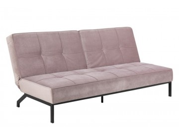 SOFA ROZKŁADANA PERUGIA BRUDNY RÓŻ 198 CM