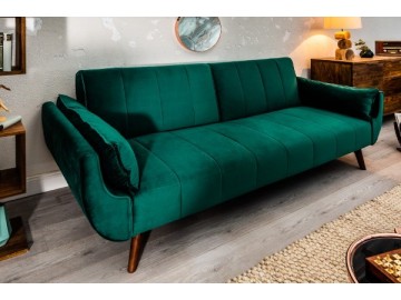 SOFA ROZKŁADANA DIVANI ZIELONA 215 CM