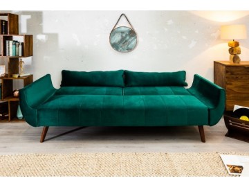 SOFA ROZKŁADANA DIVANI ZIELONA 215 CM