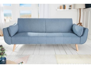 SOFA ROZKŁADANA DIVANI JASNONIEBIESKA 215 CM