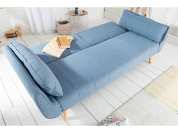 SOFA ROZKŁADANA DIVANI JASNONIEBIESKA 215 CM