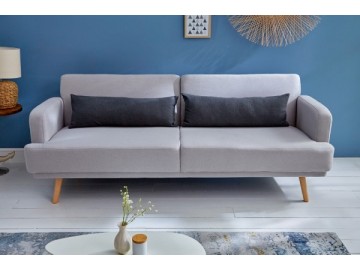 SOFA ROZKŁADANA STUDIO SZARA 210 CM