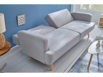 SOFA ROZKŁADANA STUDIO SZARA 210 CM