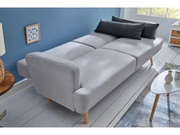 SOFA ROZKŁADANA STUDIO SZARA 210 CM