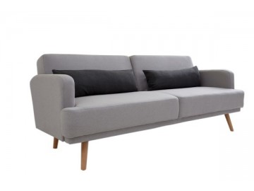 SOFA ROZKŁADANA STUDIO SZARA 210 CM