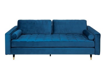 SOFA 3-OSOBOWA COSY VELVET CIEMNONIEBIESKA 225 CM