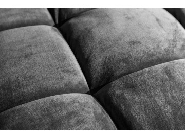 SOFA 3-OSOBOWA COSY VELVET SZARA 225 CM