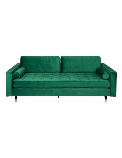 SOFA 3-OSOBOWA COSY VELVET ZIELONA 225 CM