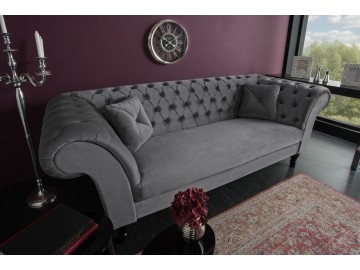 SOFA 3-OSOBOWA PARIS II CIEMNOSZARA 230 CM