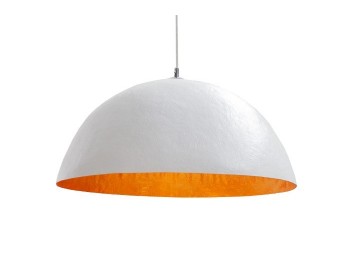 LAMPA WISZĄCA GLOV BIAŁO-ZŁOTA 50 CM