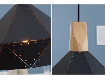 LAMPA WISZĄCA SCANDINAVIA II - CZARNA