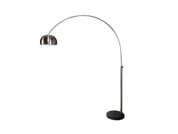 LAMPA PODŁOGOWA BIG BOW II 170-210 CM CHROM SZCZOTKOWANY