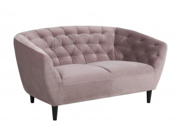 SOFA 2-OSOBOWA RIA BRUDNY RÓŻ 150  CM