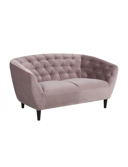 SOFA 2-OSOBOWA RIA BRUDNY RÓŻ 150  CM