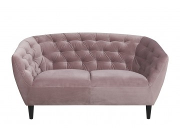 SOFA 2-OSOBOWA RIA BRUDNY RÓŻ 150  CM