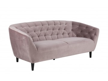 SOFA 3-OSOBOWA RIA BRUDNY RÓŹ 191 CM