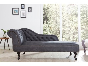 LEŻANKA CHESTERFIELD CIEMNOSZARA 170 CM