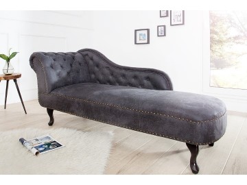 LEŻANKA CHESTERFIELD CIEMNOSZARA 170 CM