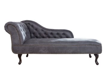 LEŻANKA CHESTERFIELD CIEMNOSZARA 170 CM