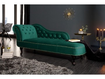 LEŻANKA CHESTERFIELD ZIELONA 170 CM