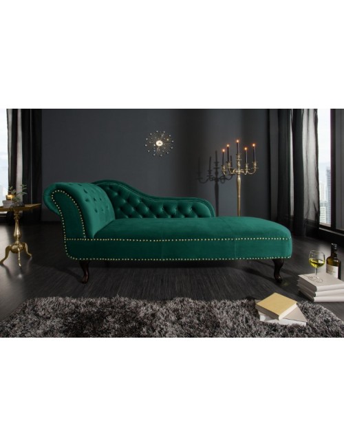 LEŻANKA CHESTERFIELD ZIELONA 170 CM