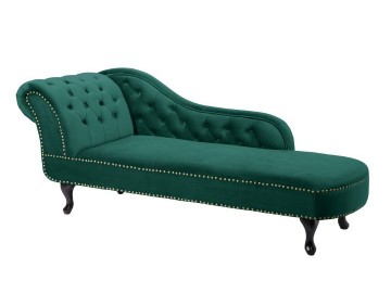 LEŻANKA CHESTERFIELD ZIELONA 170 CM