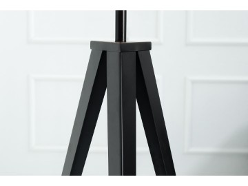 LAMPA PODŁOGOWA TRIPOD CZARNA