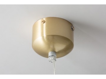 LAMPA WISZĄCA GOLD BALL 30 CM