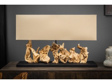 LAMPA STOŁOWA PUREUNIQUE 80 CM BEŻOWA