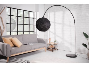 LAMPA PODŁOGOWA COCONING 205 CM CZARNA