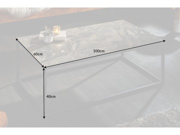 STOLIK KAWOWY SYMBIOSIS 100 CM MARMUR