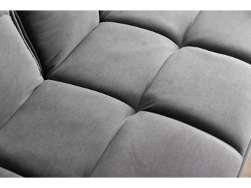 SOFA ROZKŁADANA BOUTIQUE SZARA 213 CM