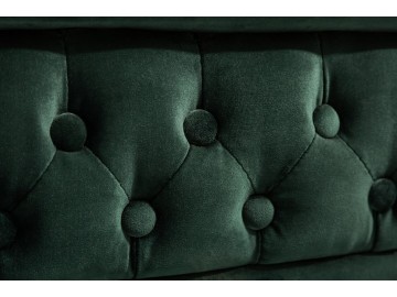 SOFA 3-OSOBOWA CHESTERFIELD ZIELONA 205 CM