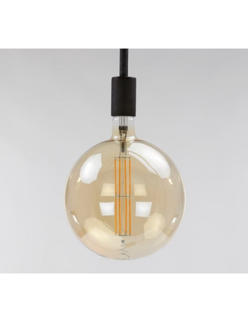 ŻARÓWKA DEKORACYJNA LED FILAMENT GLOBE AMBER 20 CM