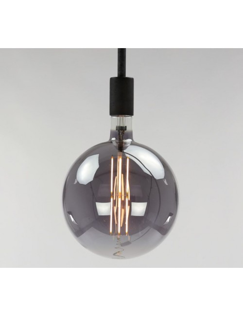 ŻARÓWKA DEKORACYJNA LED FILAMENT GLOBE SMOKE GREY 20 CM