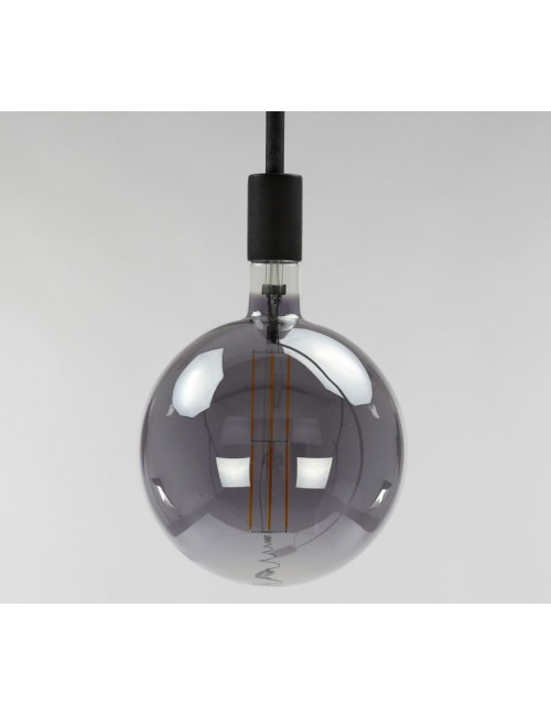 ŻARÓWKA DEKORACYJNA LED FILAMENT GLOBE SMOKE GREY 20 CM