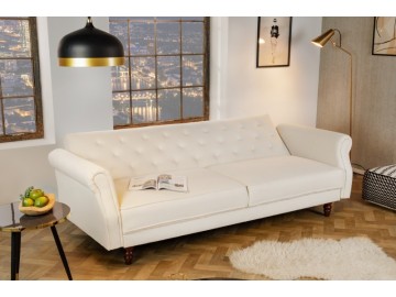 SOFA ROZKŁADANA MAISON 220X95 CM KREMOWA