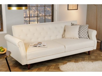 SOFA ROZKŁADANA MAISON 220X95 CM KREMOWA