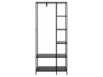 WIESZAK NEWCASTLE 80,1x45 CM METAL CZARNY