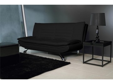 SOFA ROZKŁADANA FAITH CZARNA 196 CM