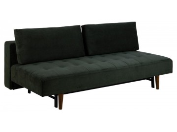 SOFA ROZKŁADANA BLAIN 200X105 CM CIEMNY ZIELONY