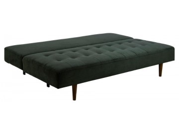 SOFA ROZKŁADANA BLAIN 200X105 CM CIEMNY ZIELONY