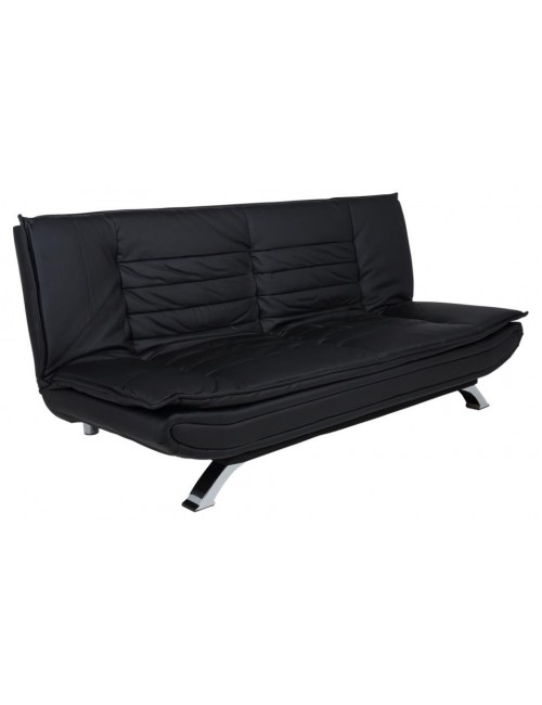 SOFA ROZKŁADANA FAITH CZARNA 196 CM