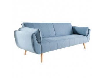 SOFA ROZKŁADANA DIVANI JASNONIEBIESKA 215 CM