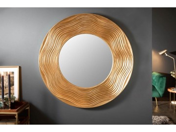 LUSTRO ŚCIENNE CIRCLE 100CM ZŁOTE