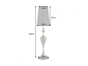 LAMPA PODŁOGOWA LUCIE 160 CM ZŁOTA