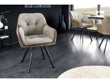 KRZESŁO LOUNGER TAUPE