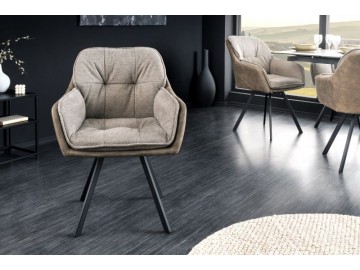 KRZESŁO LOUNGER TAUPE