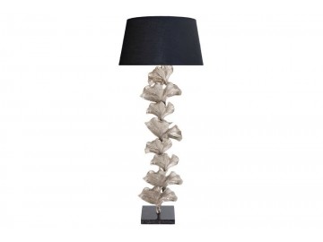 LAMPA PODŁOGOWA GINGKO 122CM SREBRNA PODSTAWA