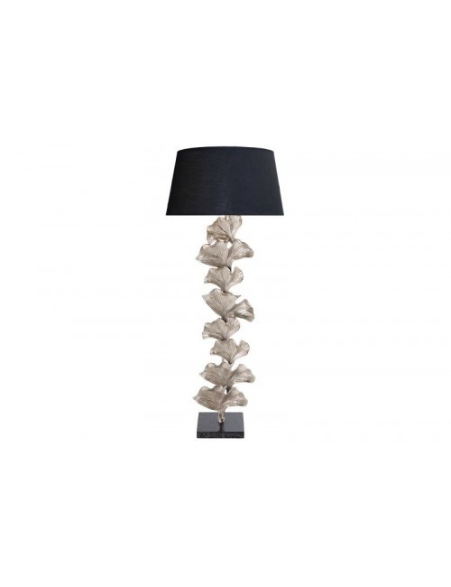 LAMPA PODŁOGOWA GINGKO 122CM SREBRNA PODSTAWA